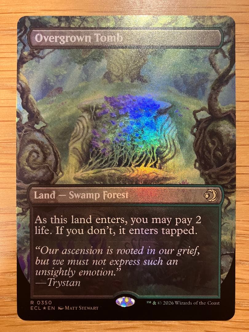 MTG 草むした墓　ボーダーレス　英語版　ECL　Foil 　2枚セット