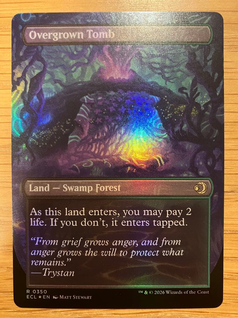 MTG 草むした墓　ボーダーレス　英語版　ECL　Foil 　2枚セット