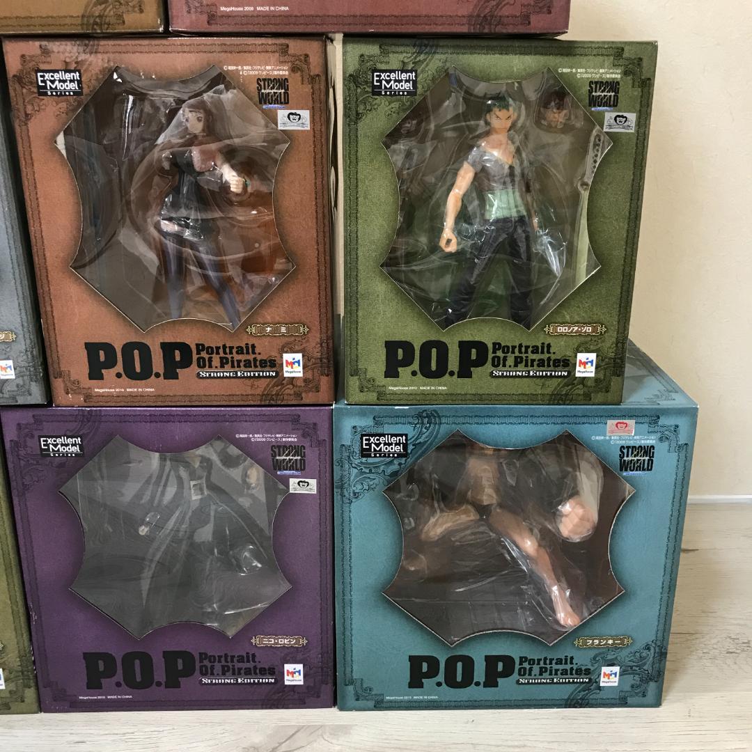 【未使用未開封】ワンピース P.O.P ストロングエディション フィギュアセット