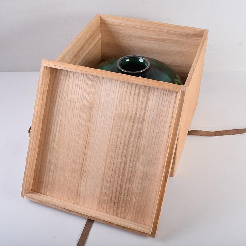 七宝焼　安藤七宝店　SILVER刻印　翡翠釉　花文　花瓶　共箱　M　R8879B