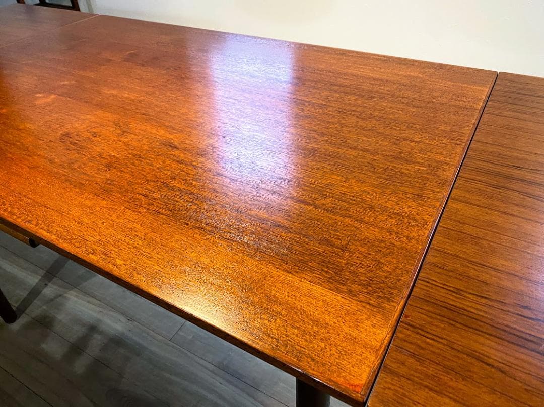 よっし〜 デンマーク製 チーク エクステンションテーブル 希少サイズ