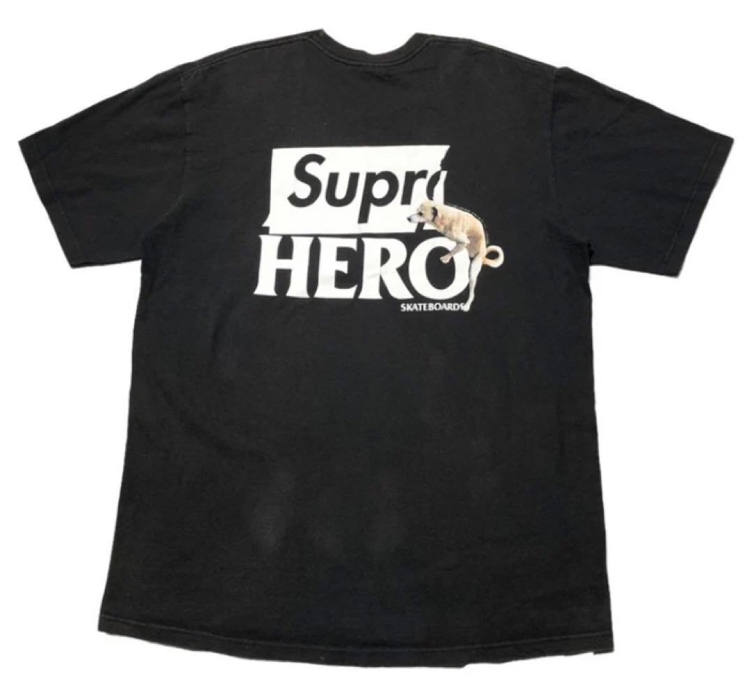 ラ*ン様 希少　22ss Supreme ANTIHERO Dog Tee
