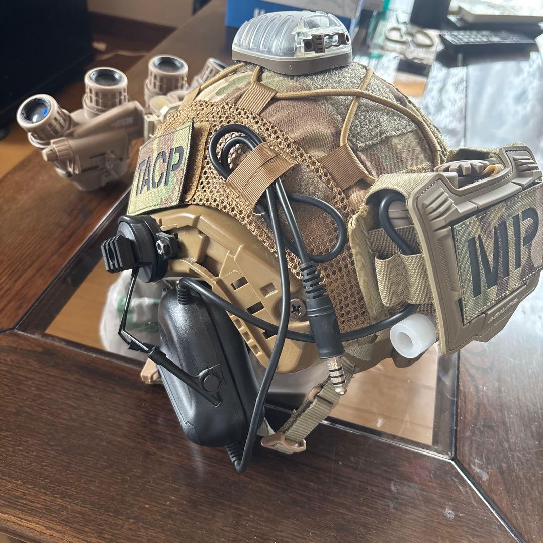 マルチカムプレートキャリア、マルチカムヘルメットセットアップ