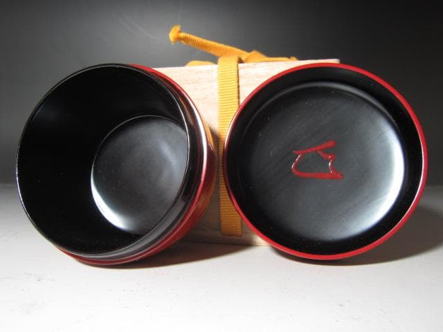 ☆　中村宗哲　桜雉蒔絵　茶器　薬器棗　表千家　十四代　而妙斎の花押☆y497