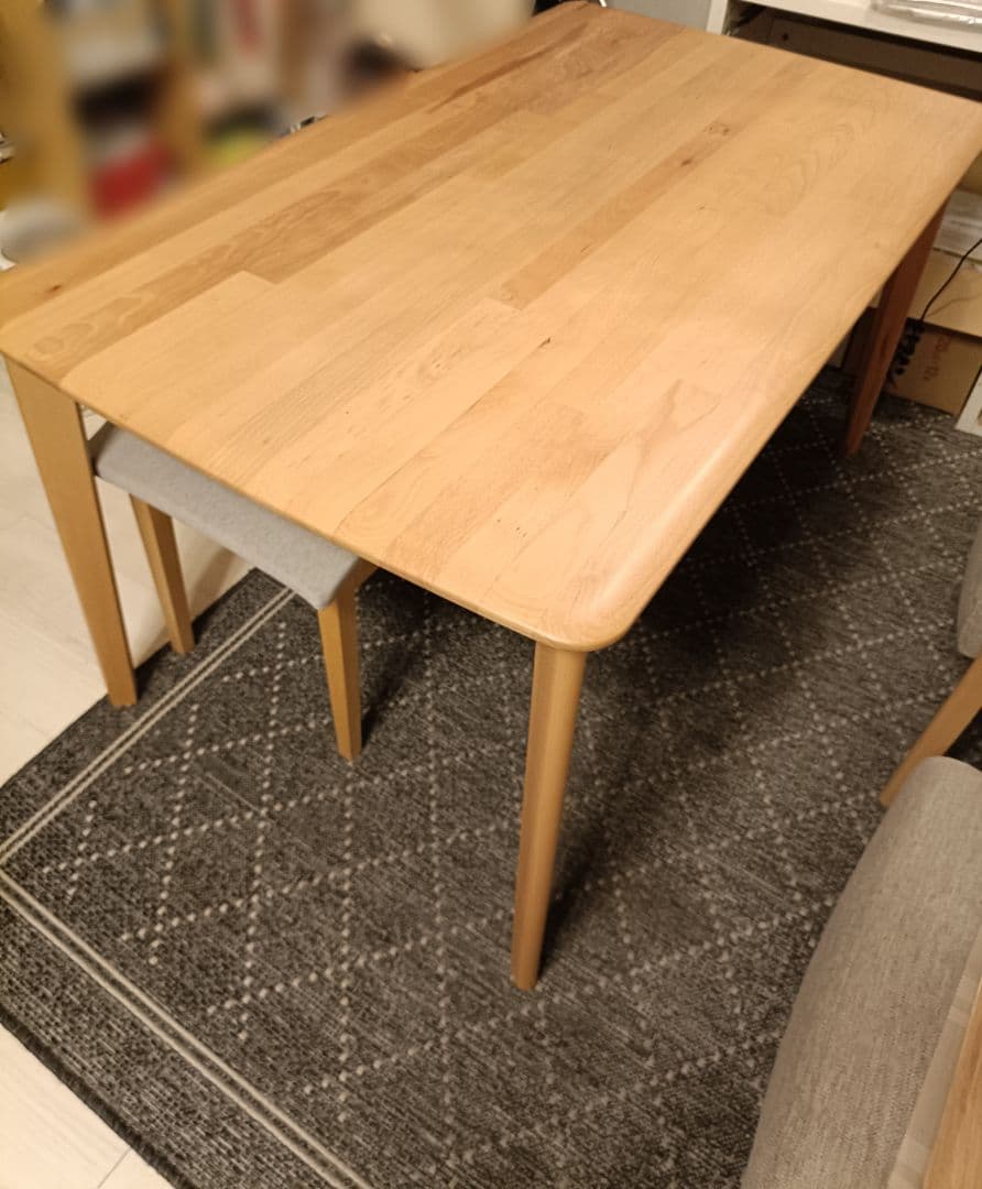 ニトリ　ダイニングテーブル　Nコレクション　T-01N 135 ナチュラル