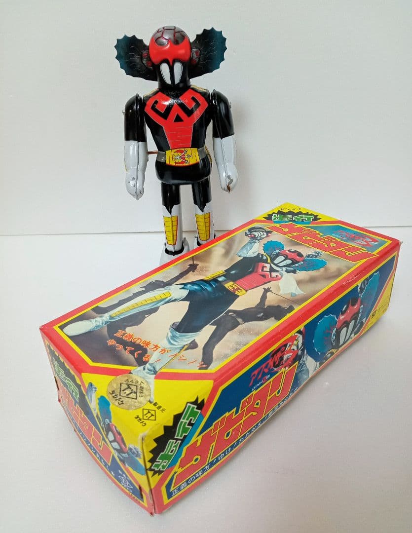 ザビタン ブリキ 箱付き 当時物 ポピー ブルマァク タカトク