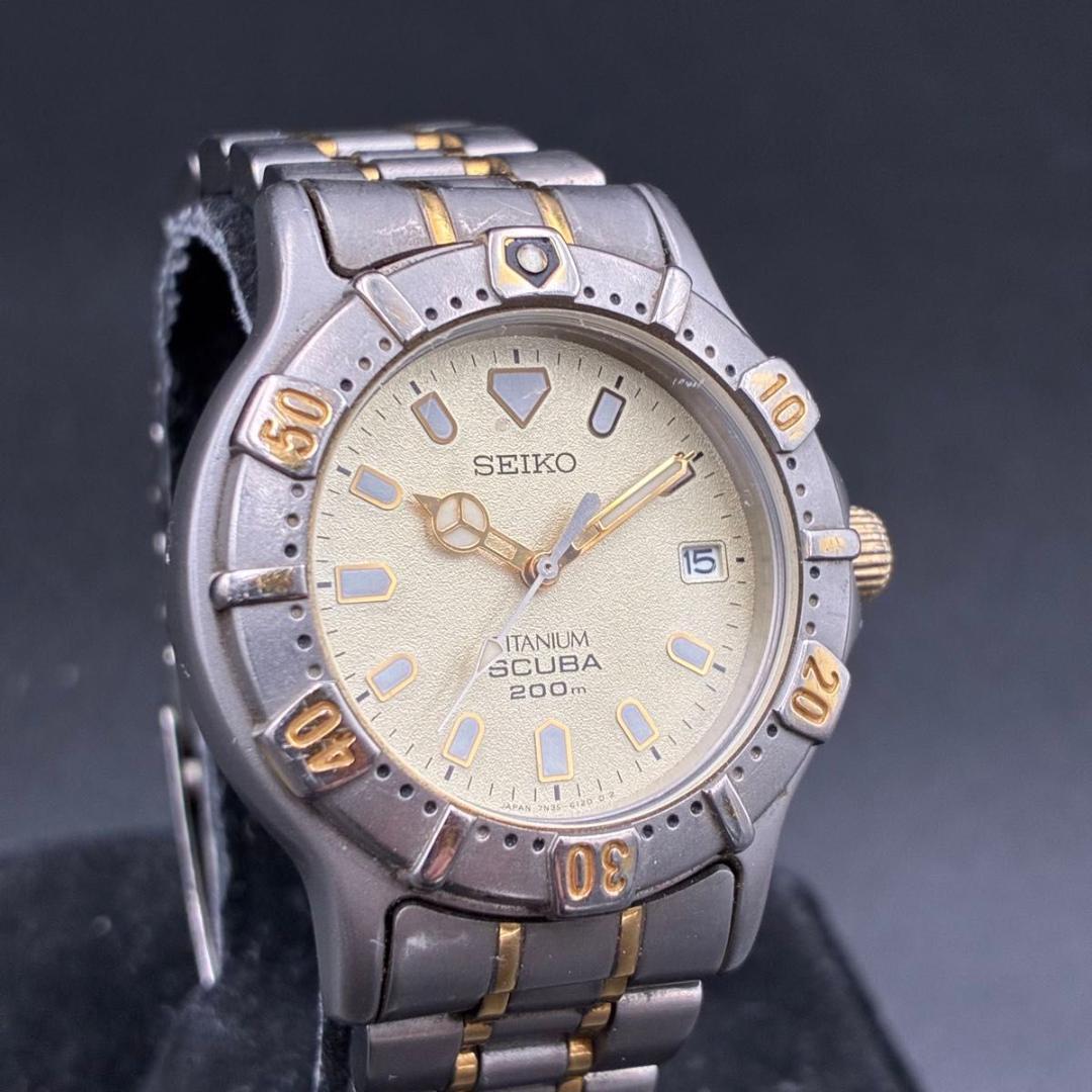 SEIKO SCUBA AIR DIVER’S 7N35 6100