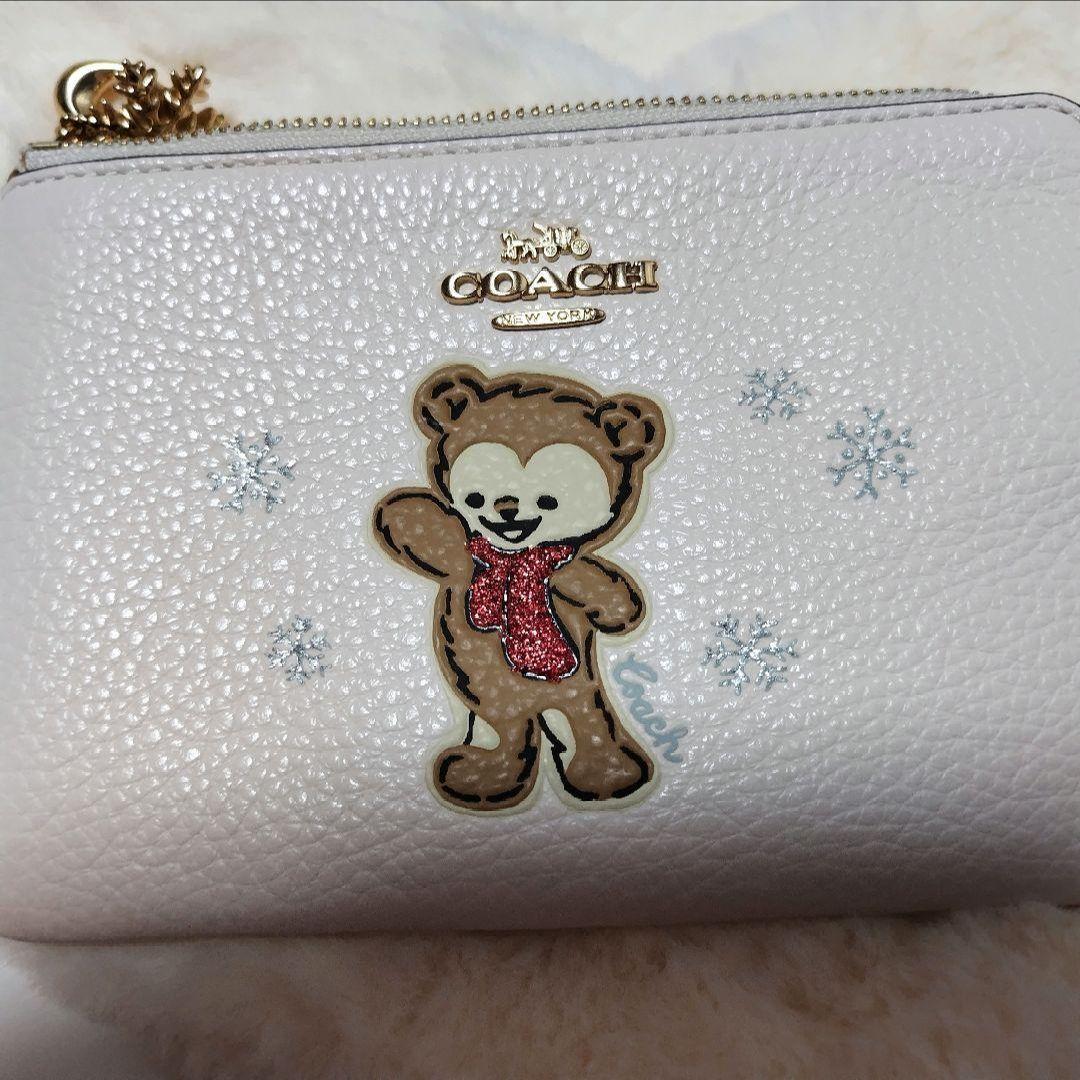 限定セール！！【レア品】COACH リストレットポーチ ベア くま
