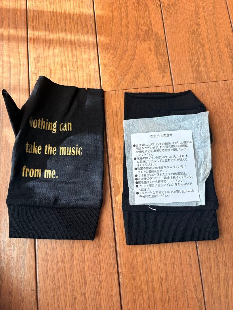 UVERworld ミュージシャン用手袋 黒