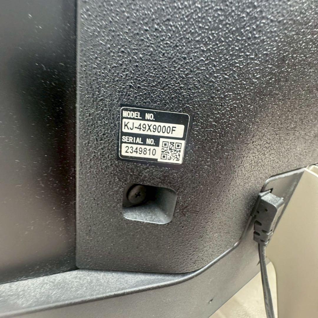 SONY BRAVIA KJ-49X9000F 2019年モデル　液晶テレビ