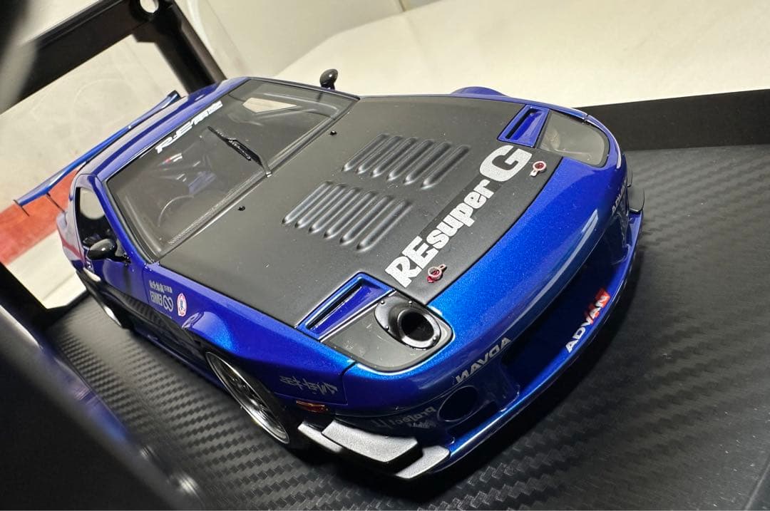 イグニッションモデル RX-7 FC3S RE雨宮 1/18 MAZDA 青
