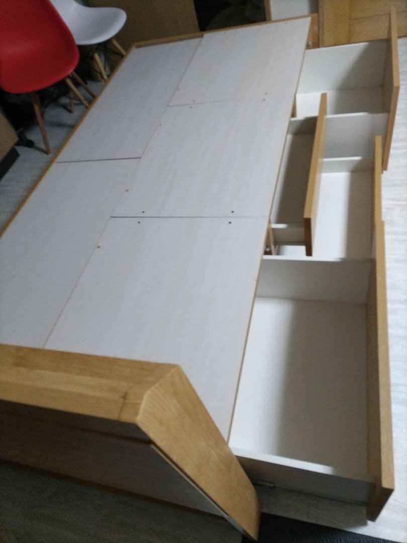 札幌市近郊の方限定！送料無料！ニトリ シングル収納付きベッド コンセント付き