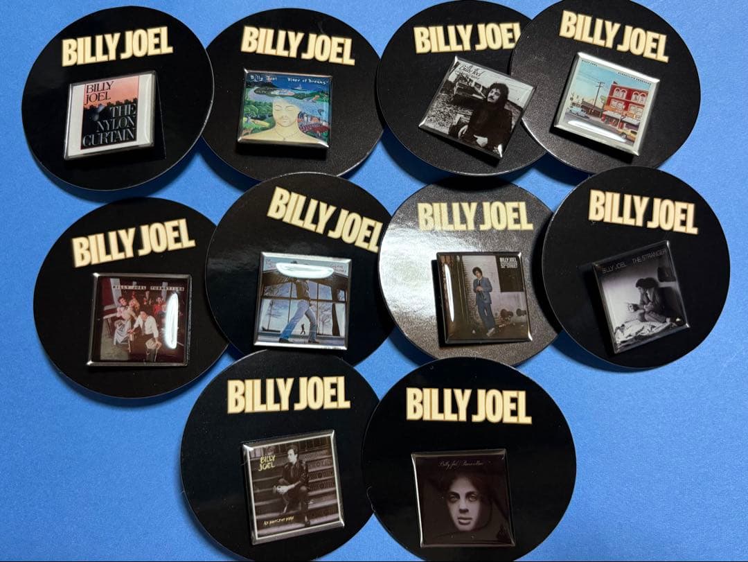 新品✨ビリージョエル　ピンズカプセル　ガチャ　全10種 コンプリート