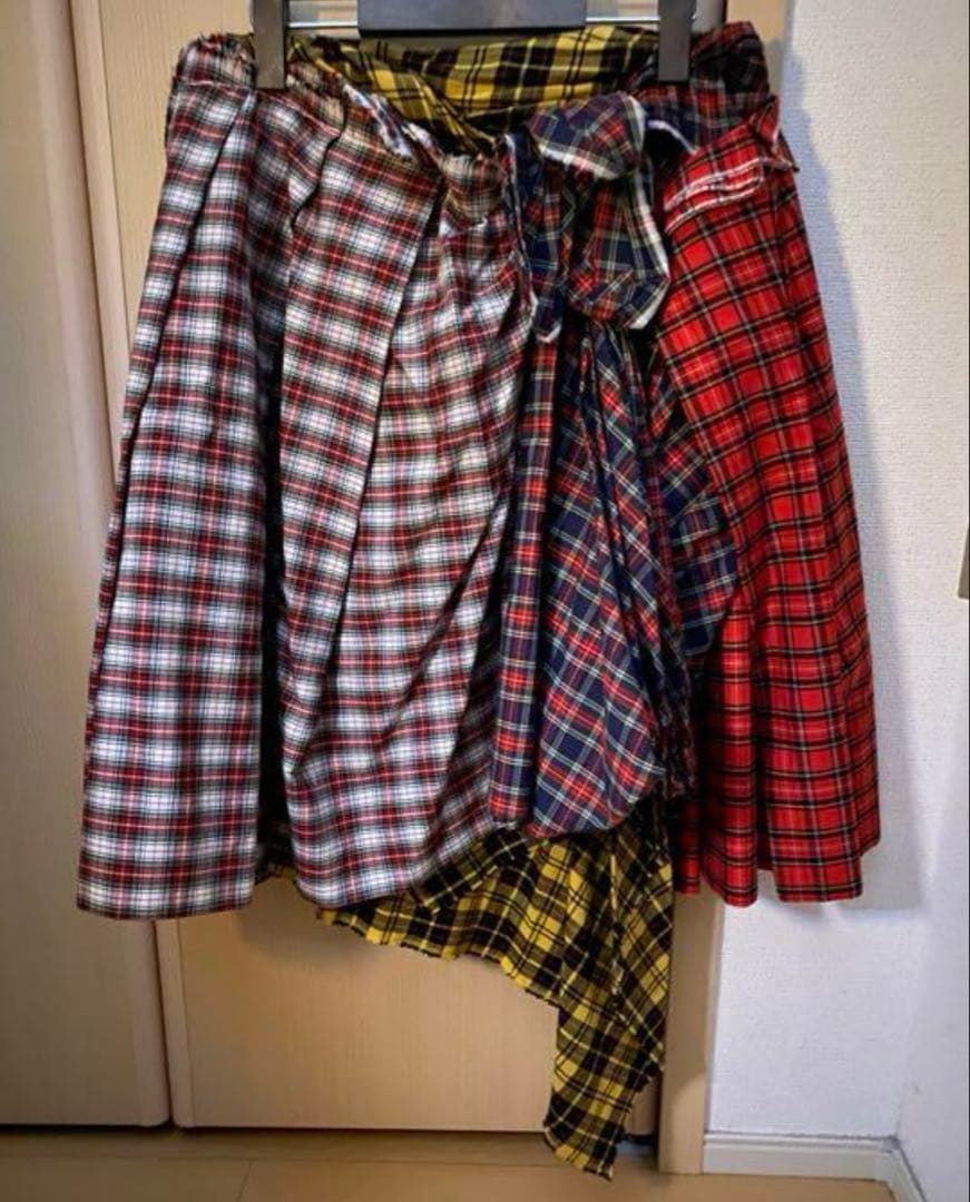 コムデギャルソン　スカート　パンク　グランジ　y2k