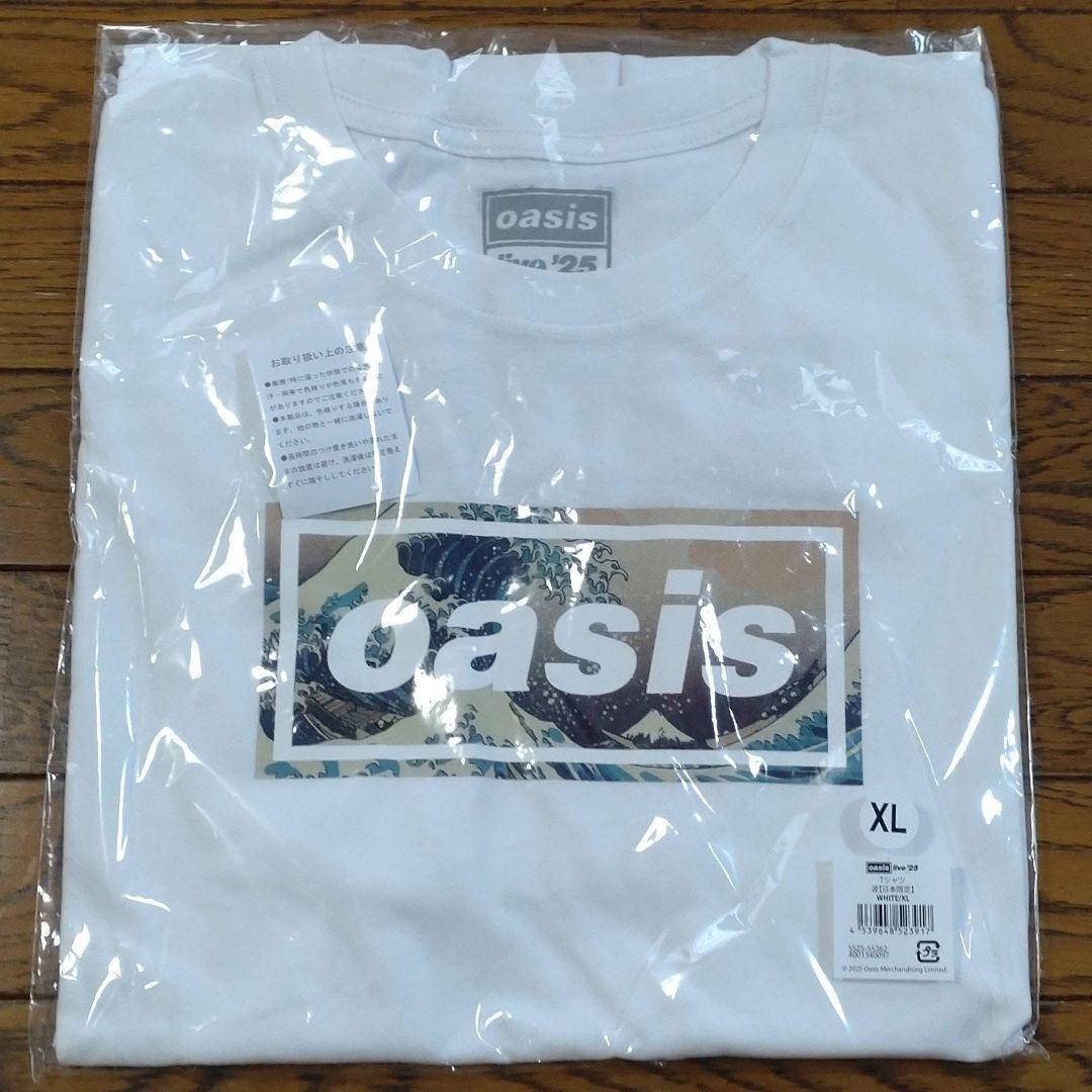 公式 オアシス Tシャツ 波 日本限定 XL