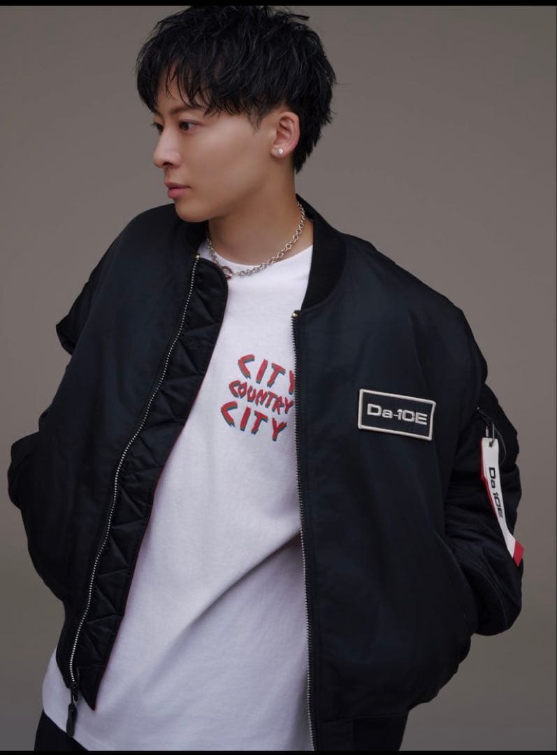 Da-iCE ×ALPHA コラボMA-1ジャケット 黒　Mサイズ