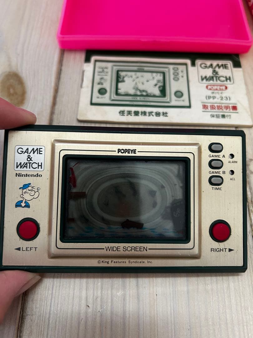 Nintendo Game & Watch Popeye ケーキショップ
