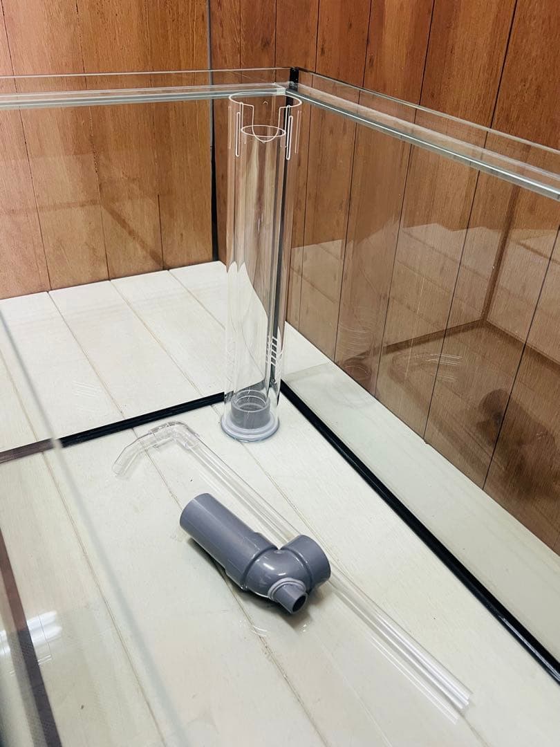 1台のみ　特注フランジ加工付　900オーバーフロー水槽 ブラック未使用品