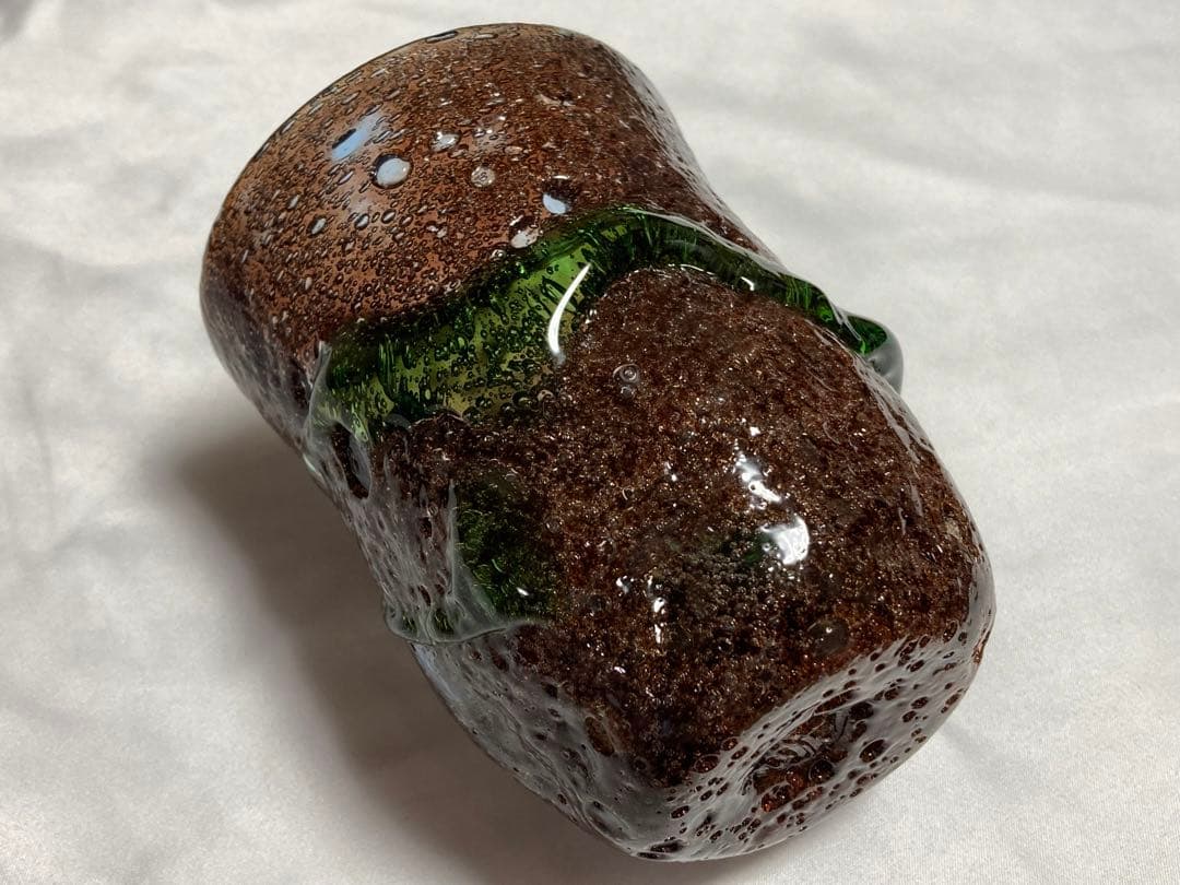 稲嶺盛吉　紅珊瑚　琉球グラス