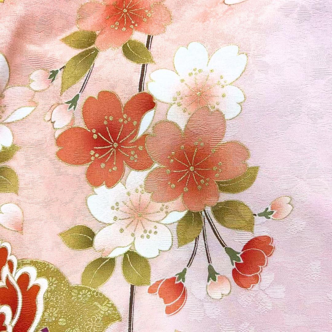 ≪早い者勝ち≫ 振袖 正絹 古典柄 成人式 単品 ピンク S*119 ●