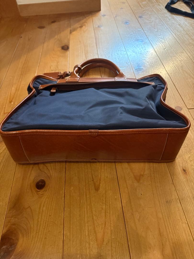 フェリージ ビジネスバッグ 8637/2 ネイビー レザー