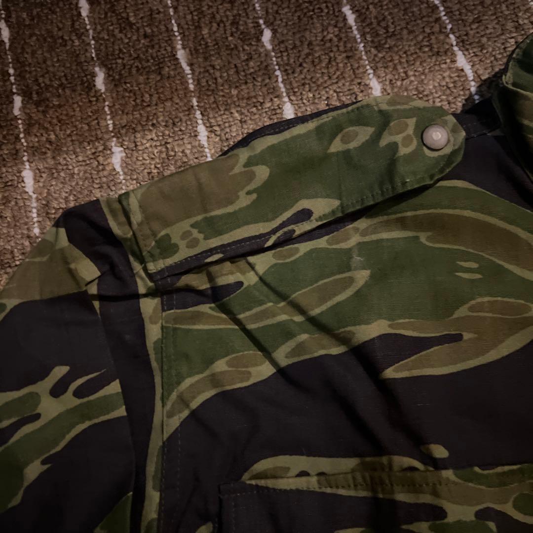 70年代　ベトナム戦　タイガーストライプ　タイガーカモ　ジャケット　ビンテージ