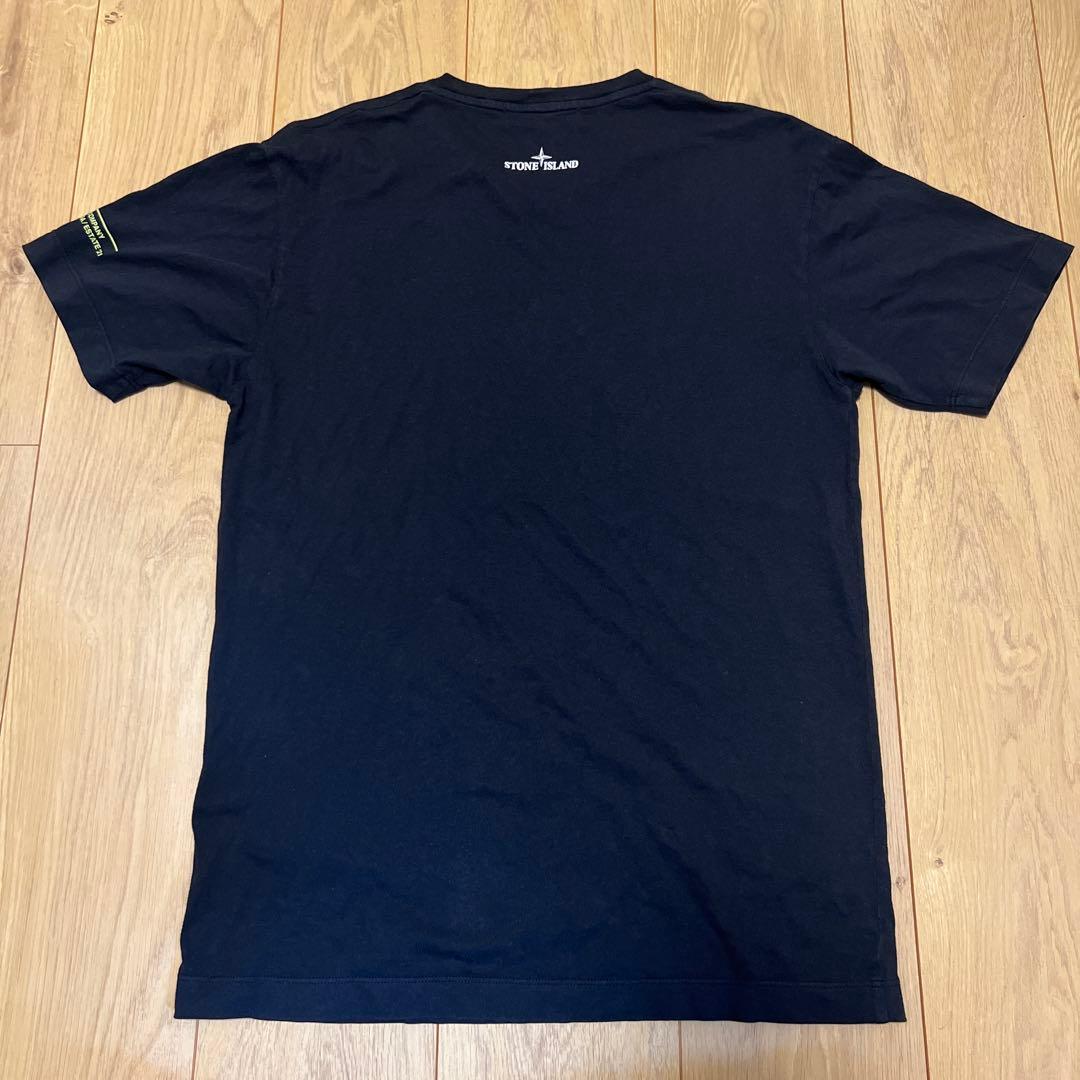 STONE  ストーンアイランド ブラック 半袖Tシャツ S