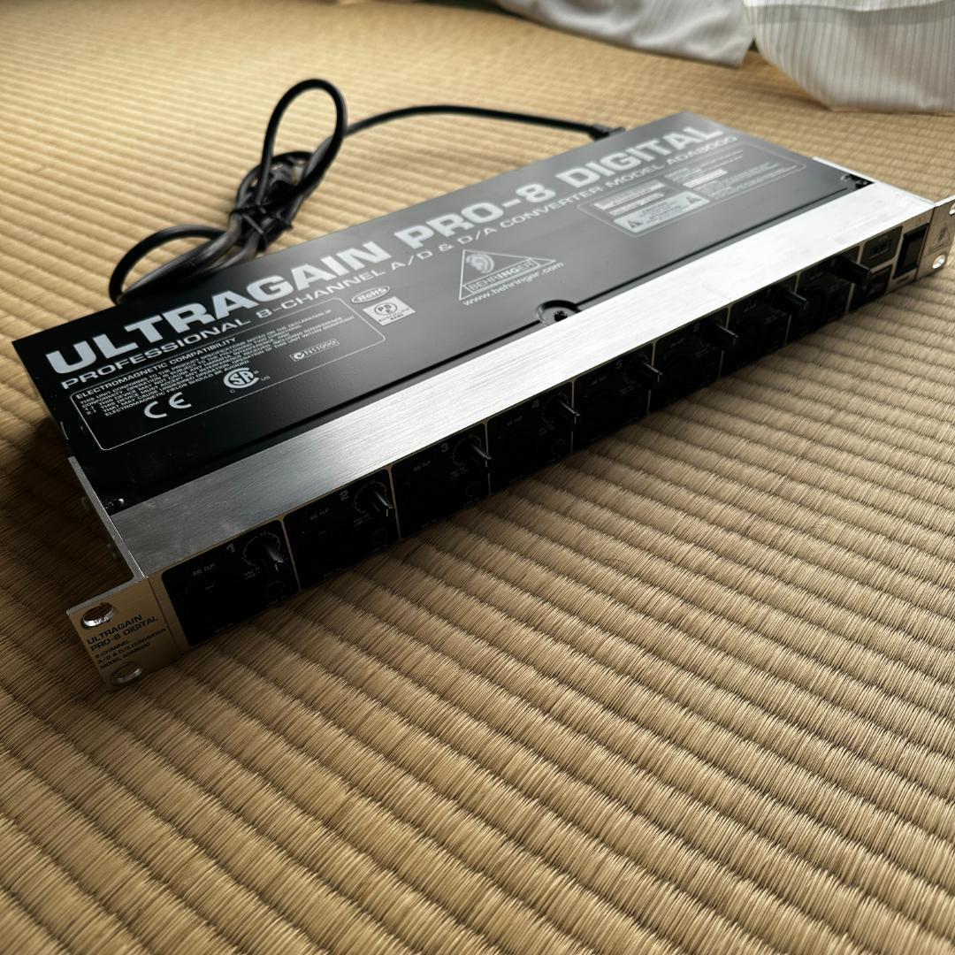 DTM・DAW Behringer UltraGain Pro-8 ADA8000 ADAT