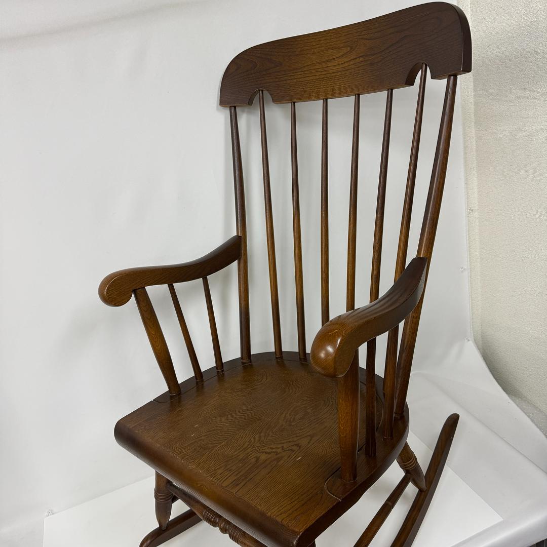 飛騨産業 キツツキ マーク ロッキングチェア 無垢 ビンテージ