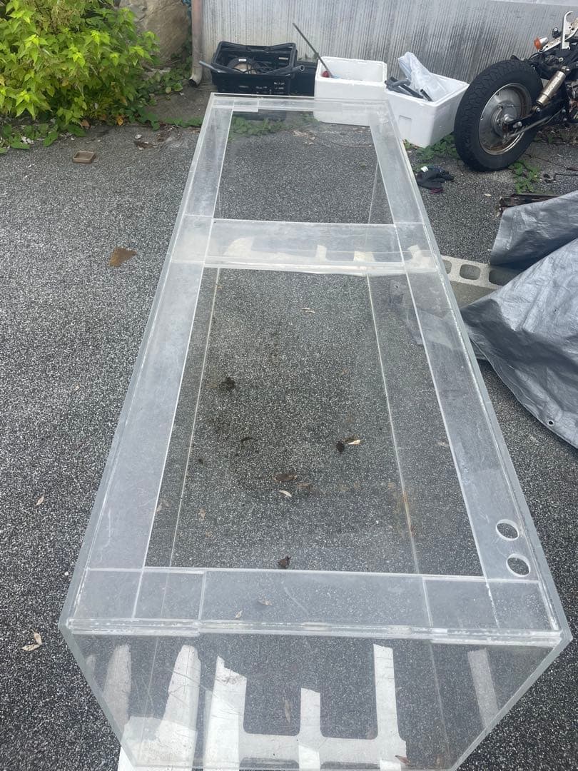 アクリル水槽　1800×600×600 オールクリア　発送可能