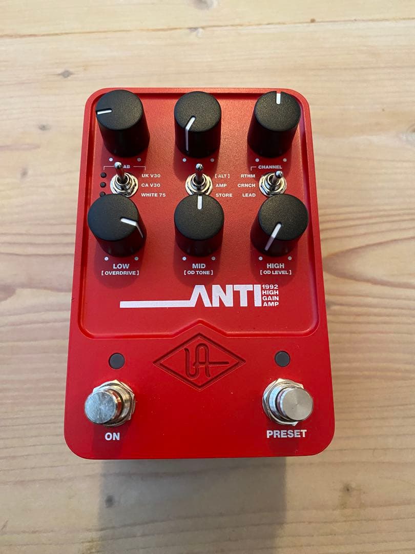 uafx ANTI ギターエフェクター レッド