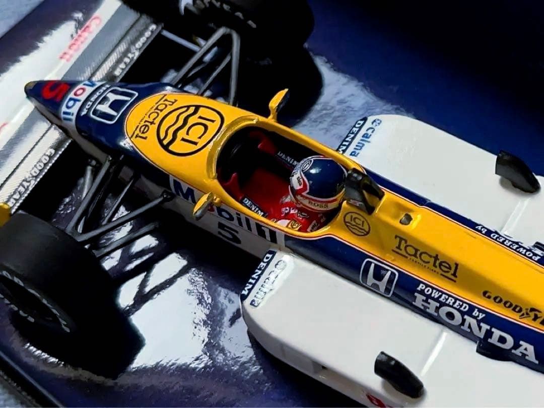 ミニチャンプス 1/43 ウィリアムズ・ホンダ FW11B マンセル 1987年