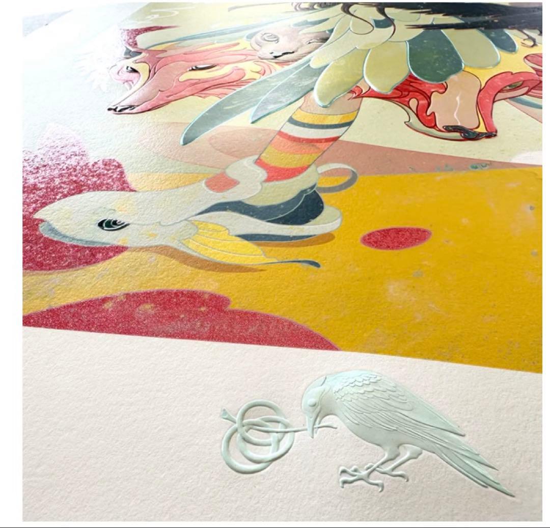 ジェームスジーン　ジクレープリントポスター　直筆サイン入り