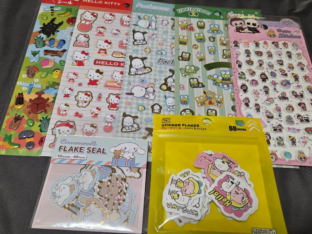 おはじき　キティ・クロミ・シナモン　おしり　ラブブ・ちいかわ等　他