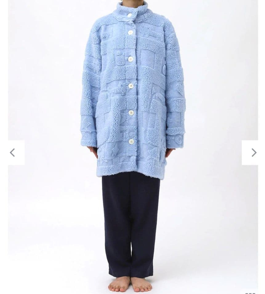 新品タグ付き ワコール ツモリチサト ローブ ガウン 羽織 ルームウェア ボア