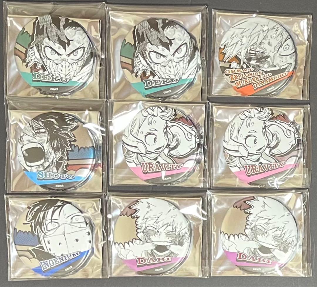 僕のヒーローアカデミア　ヒロアカ　デコレクション缶バッジ　デコレ缶