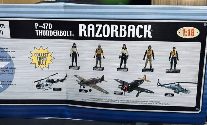 P-47 サンダーボルト　レザーバック　1/18