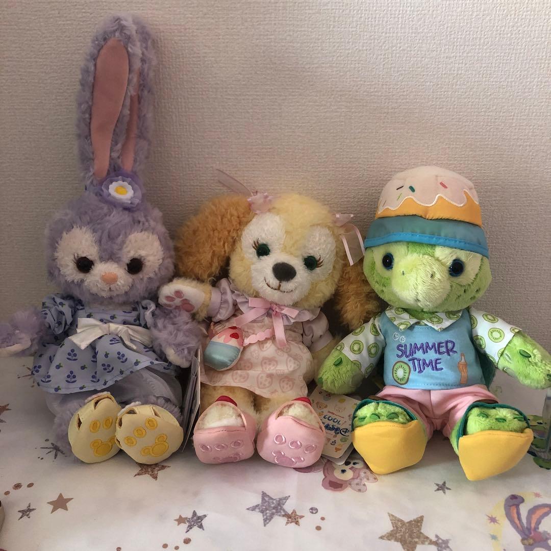 2022 上海ディズニー 夏日 クッキーアン オルメル ぬいぐるみSS