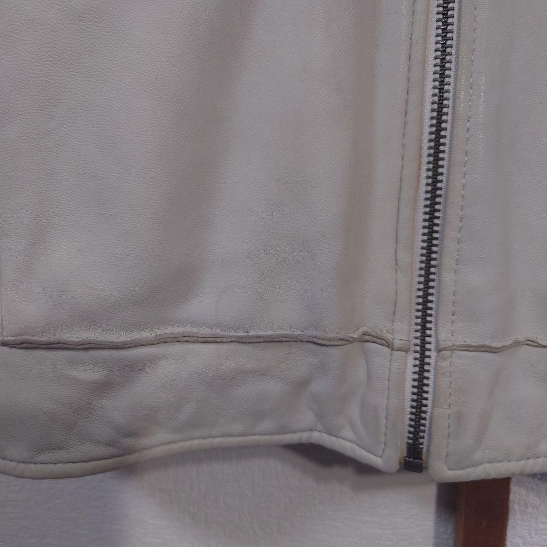 VERSACECOLLECTIONライダースジャケット白