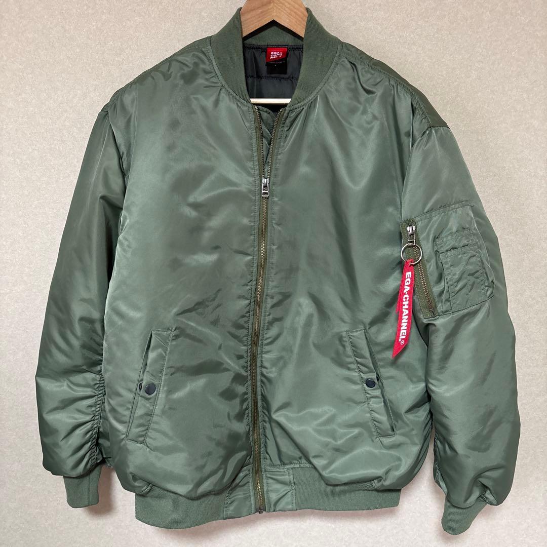 エガちゃんねる　江頭2:50お笑い芸人　エガフェス　MA-1 Lサイズ