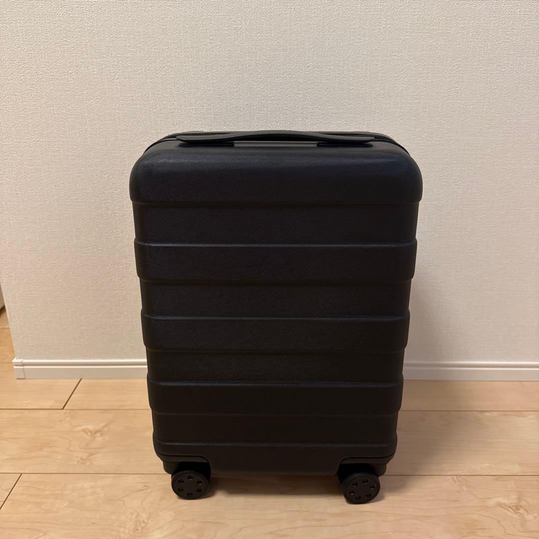 無印良品 バーを自由に調節できる ハードキャリーケース 20L 旅行 ブラック