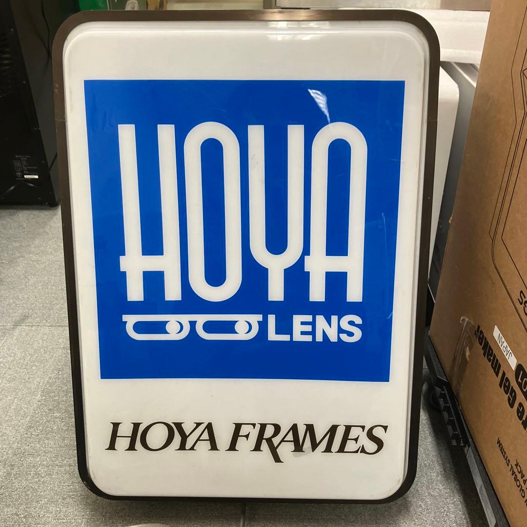 【非売品】HOYA LENS HOYA FRAMES 看板　サインボード