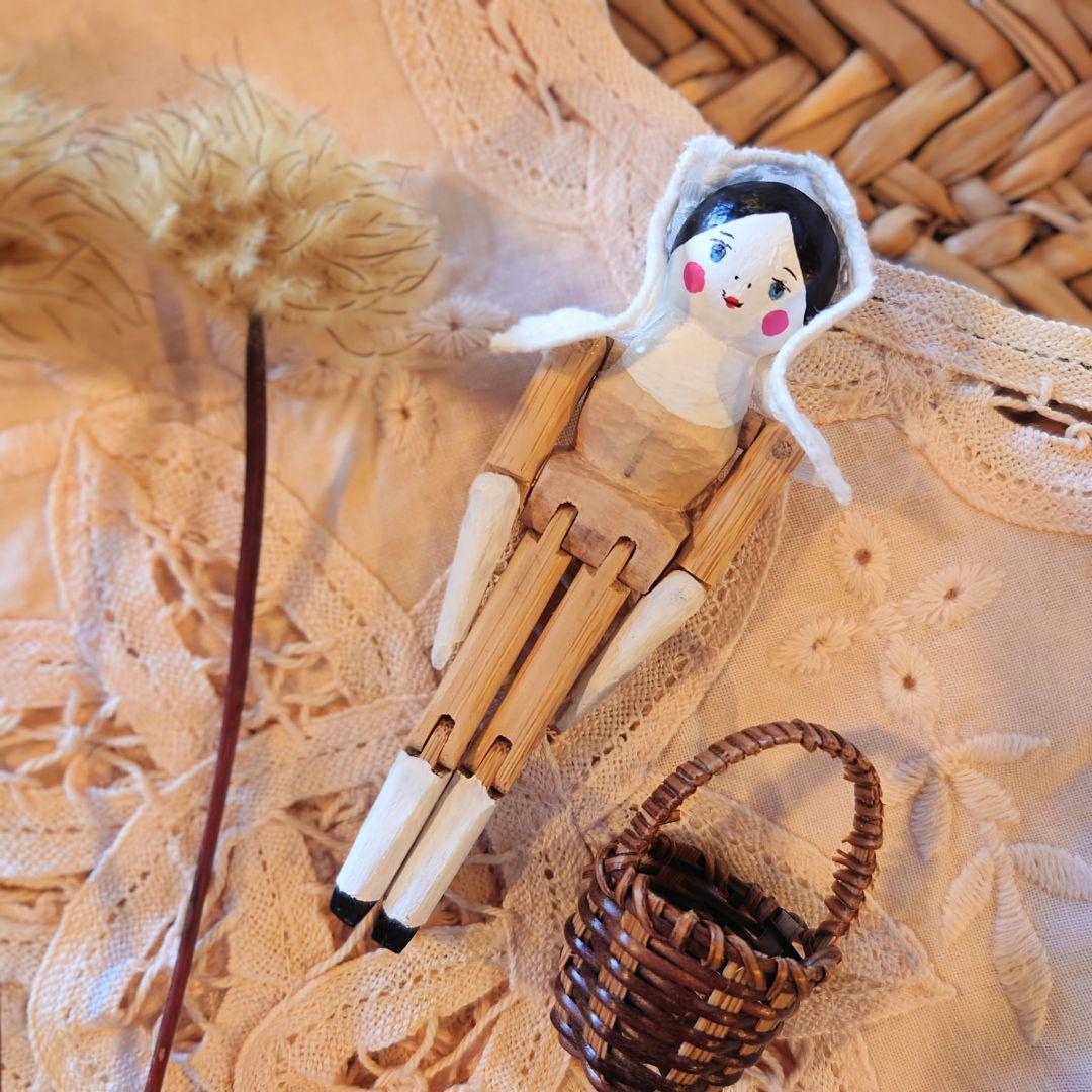 ミニチュア ペグドール ハンドメイド㉓アンティーク風 アーミッシュ ブライス