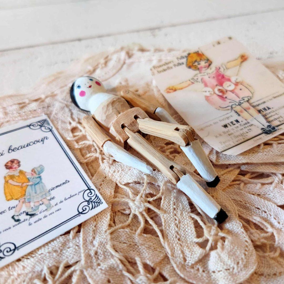 ミニチュア ペグドール ハンドメイド㉓アンティーク風 アーミッシュ ブライス