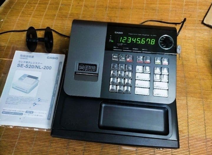 カシオレジスター　SE-S20/NL200　人気機種　送料無料　108801