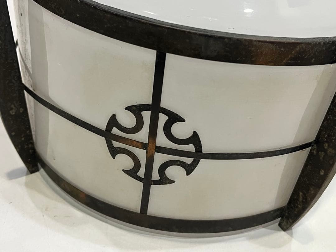 \"希少\" 電笠　シェード　ミルクガラス