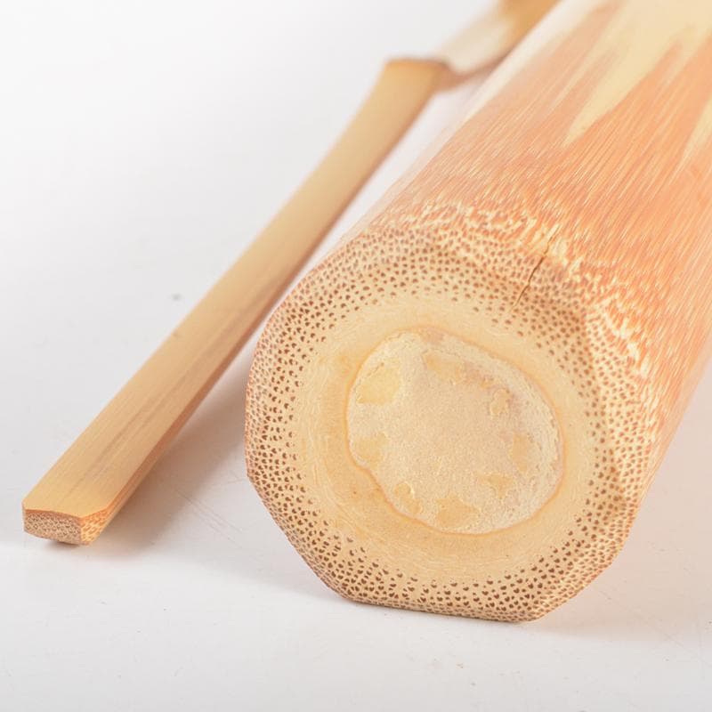 茶道具　大徳寺高桐院　松長剛山作　茶杓　銘「無事」　共筒共箱　C　R6705