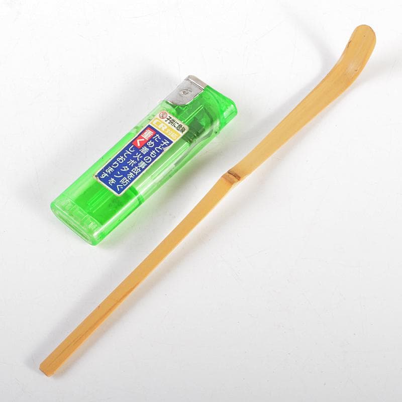 茶道具　大徳寺高桐院　松長剛山作　茶杓　銘「無事」　共筒共箱　C　R6705