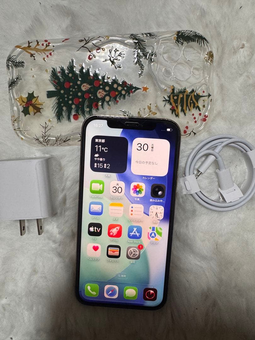 iPhone 12 pro 256GB バッテリー91%