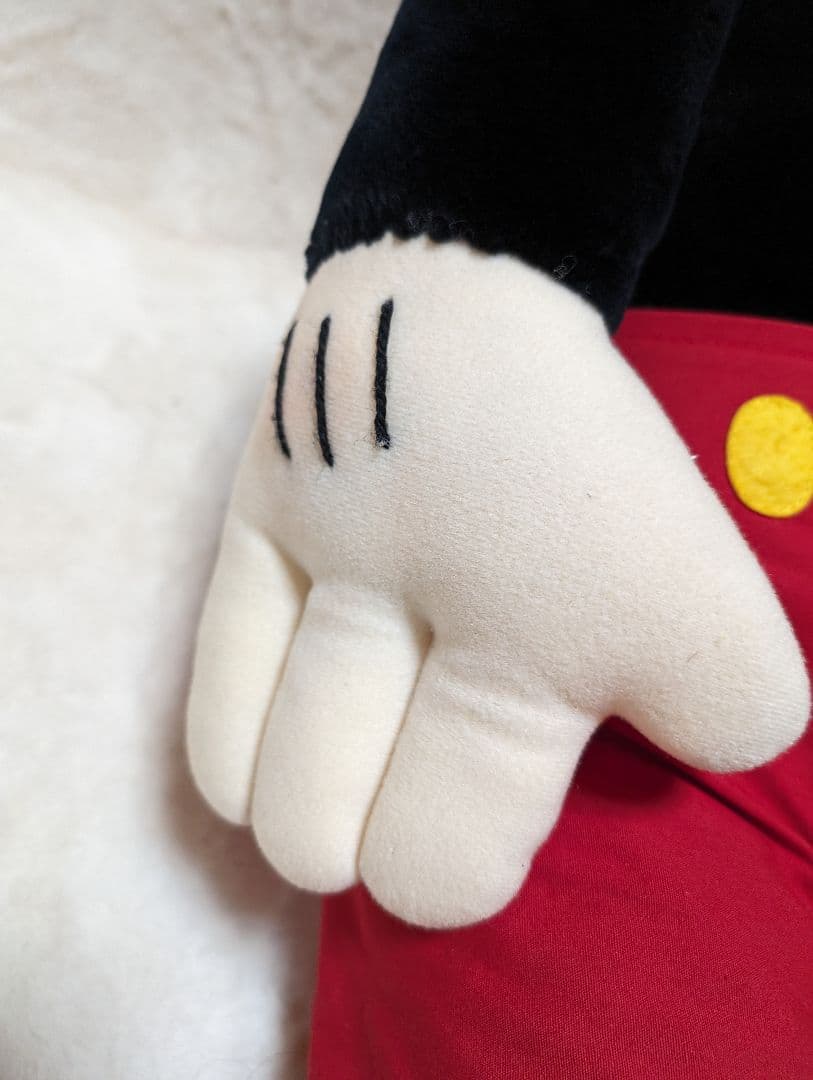 【美品】アメリカ　レトロ　ヴィンテージ　オールド　特大　ぬいぐるみ　ミッキー